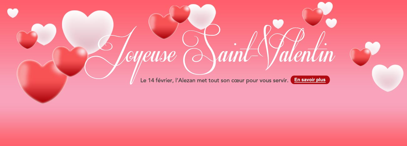 fÃÂªtez la St-Valentin ÃÂ  l'Alezan